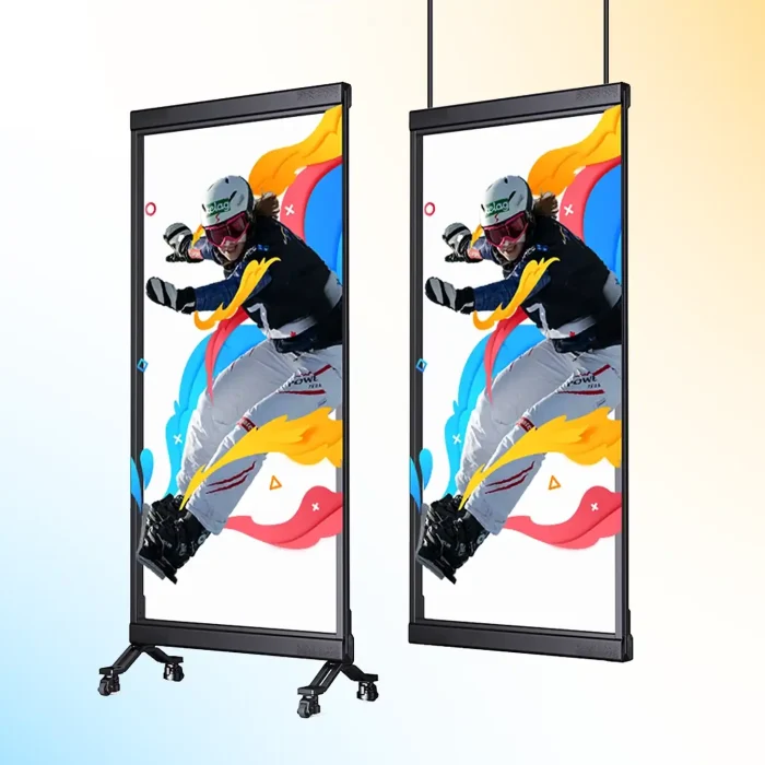 Transparent DV-LED Freestanding Totem
