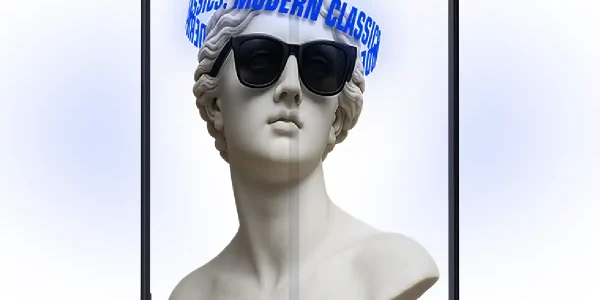 Transparent DV-LED Freestanding Totem